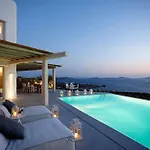 Exquisite Mykonos Villa Villa Ammos 4 Bedroom Private Pool Sea View Houlakia